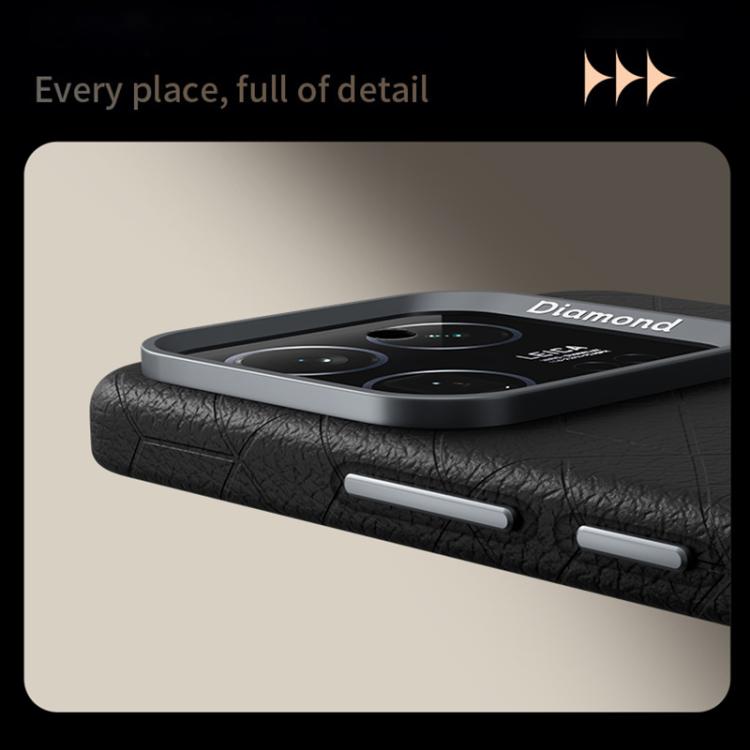 For Xiaomi 13 Pro Rubik Cube Series Embossed Grid Pattern Magnetic Phone Case