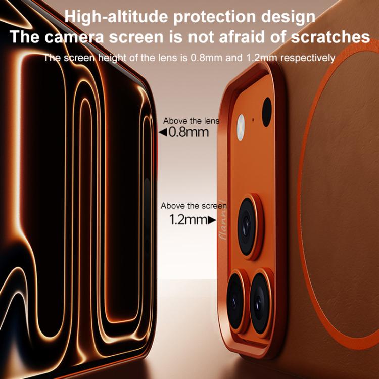 For iPhone 17 Pro Max Elephant Leather Full Coverage Magnetic Microfiber Leather PC Phone Case