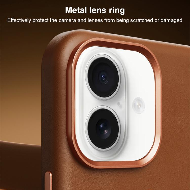 For iPhone 17 Elephant Leather Full Coverage Magnetic Microfiber Leather PC Phone Case