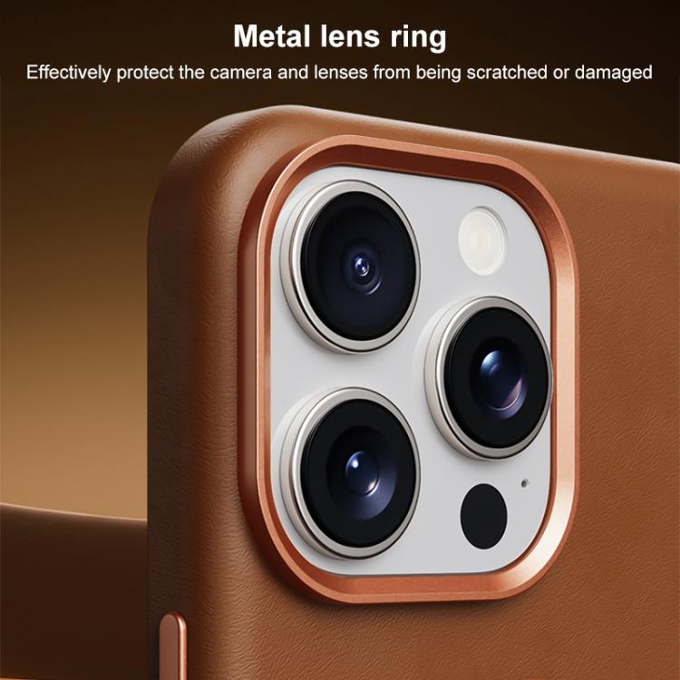 For iPhone 15 Pro Max Elephant Leather Full Coverage Magnetic Microfiber Leather PC Phone Case
