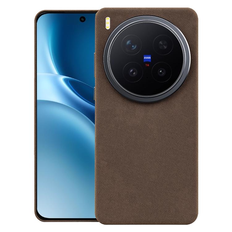 For vivo X300 Pro Flannel Textured Magnetic Full Coverage Phone Case