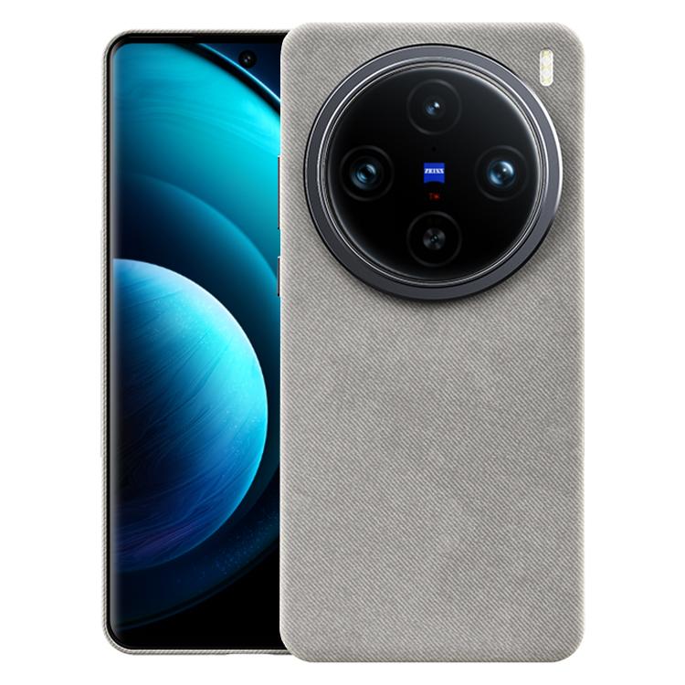 For vivo X100 Pro Flannel Textured Magnetic Full Coverage Phone Case