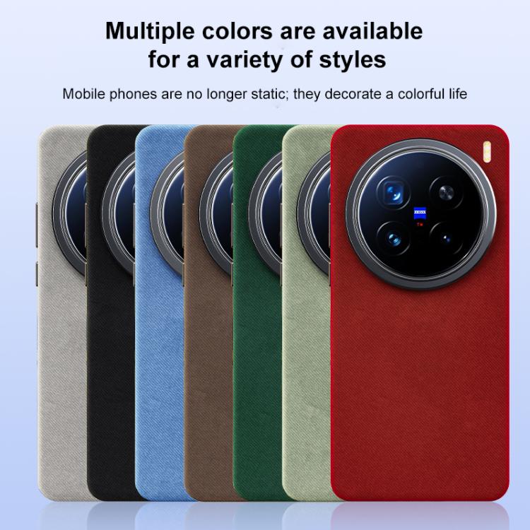 For vivo X200 Pro mini Flannel Textured Magnetic Full Coverage Phone Case