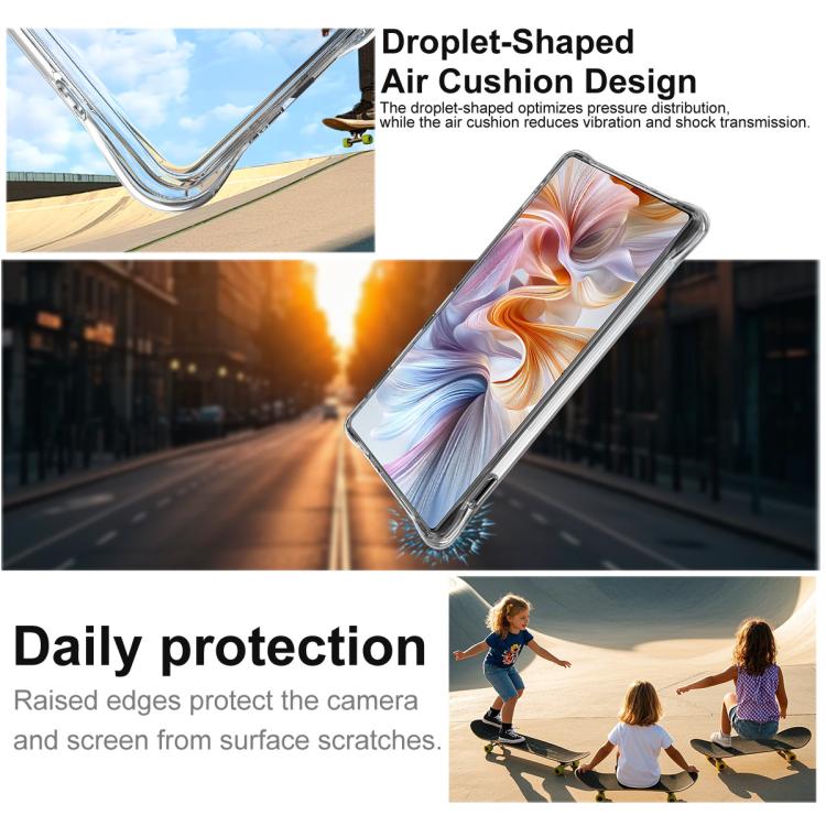 For ZTE nubia Z70 Ultra/Z70S Ultra imak Magnetic Shockproof Airbag TPU Phone Case - Transparent
