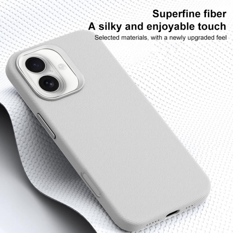 For iPhone 17 Flannel Textured Magnetic Full Coverage Phone Case