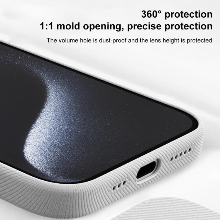 For iPhone 14 Pro Flannel Textured Magnetic Full Coverage Phone Case