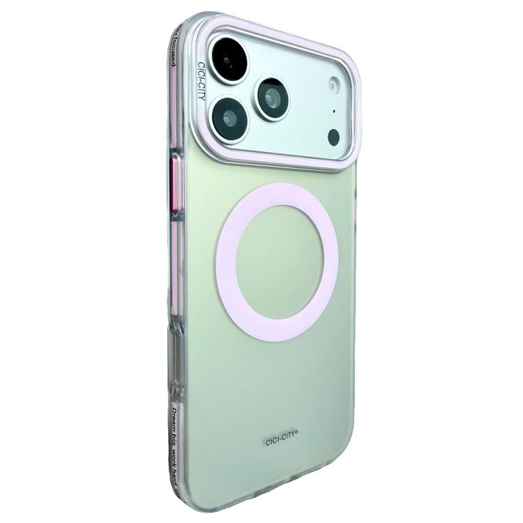 For iPhone 17 Pro Max CICI-CITY Vibrant Contrast Color IMD Magnetic Phone Case