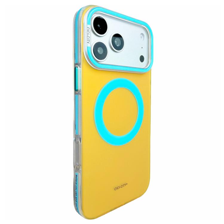 For iPhone 17 Pro Max CICI-CITY Vibrant Contrast Color IMD Magnetic Phone Case