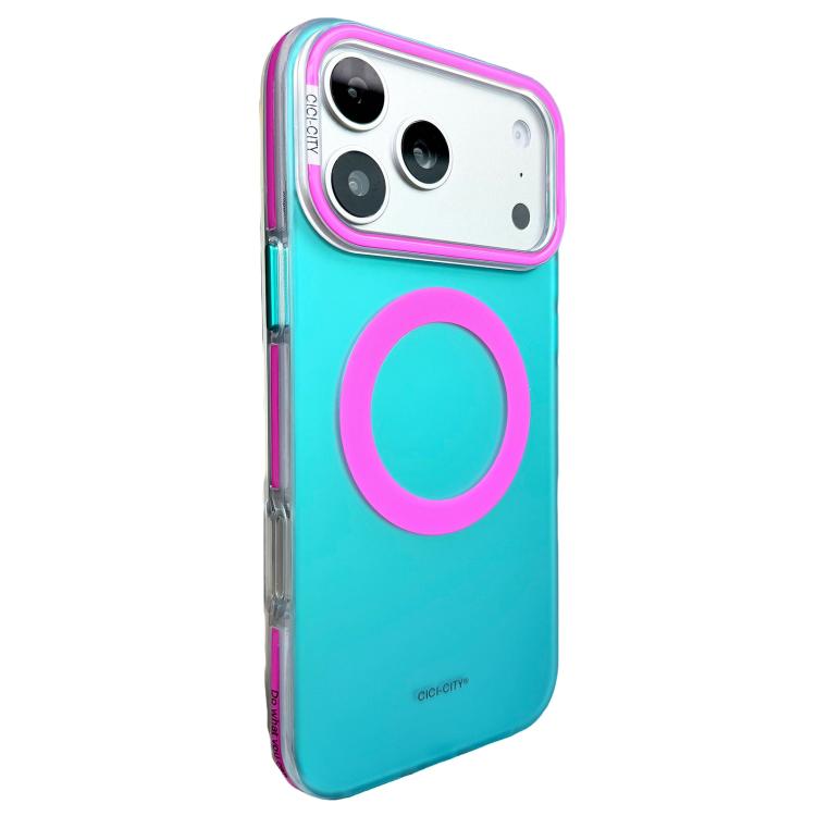 For iPhone 17 Pro CICI-CITY Vibrant Contrast Color IMD Magnetic Phone Case