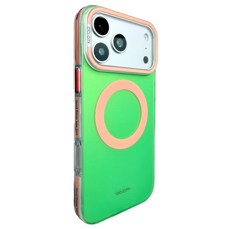 For iPhone 17 Pro CICI-CITY Vibrant Contrast Color IMD Magnetic Phone Case