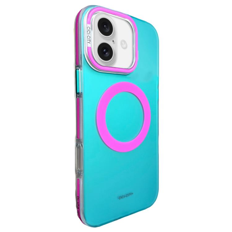 For iPhone 17 CICI-CITY Vibrant Contrast Color IMD Magnetic Phone Case