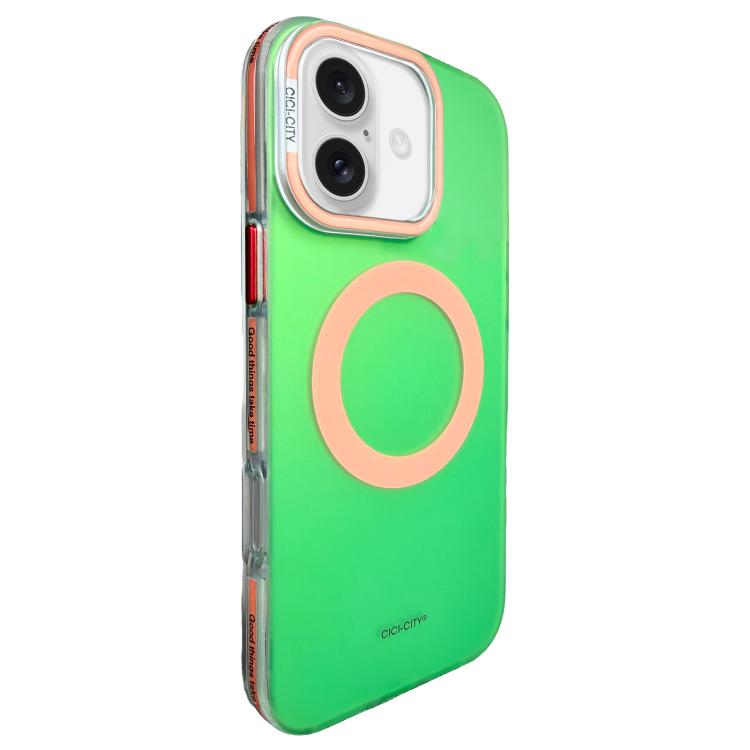 For iPhone 17 CICI-CITY Vibrant Contrast Color IMD Magnetic Phone Case