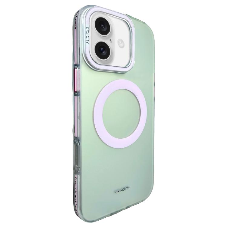 For iPhone 17 CICI-CITY Vibrant Contrast Color IMD Magnetic Phone Case
