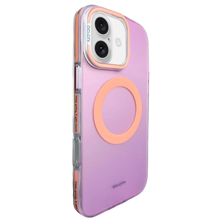For iPhone 17 CICI-CITY Vibrant Contrast Color IMD Magnetic Phone Case