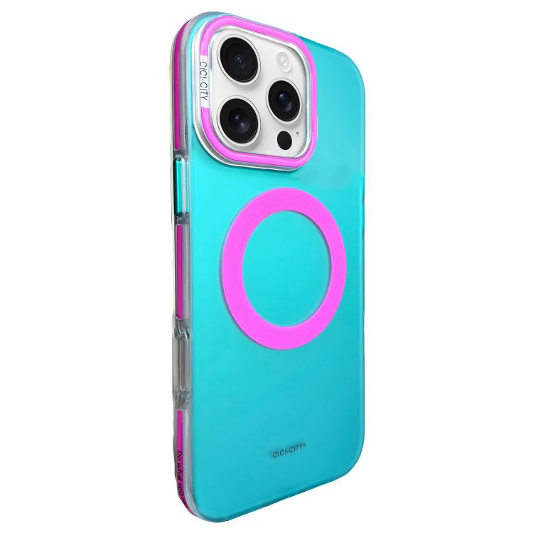 For iPhone 16 Pro Max CICI-CITY Vibrant Contrast Color IMD Magnetic Phone Case