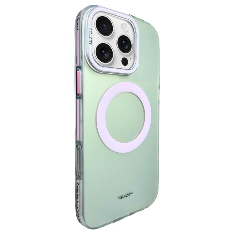 For iPhone 16 Pro Max CICI-CITY Vibrant Contrast Color IMD Magnetic Phone Case