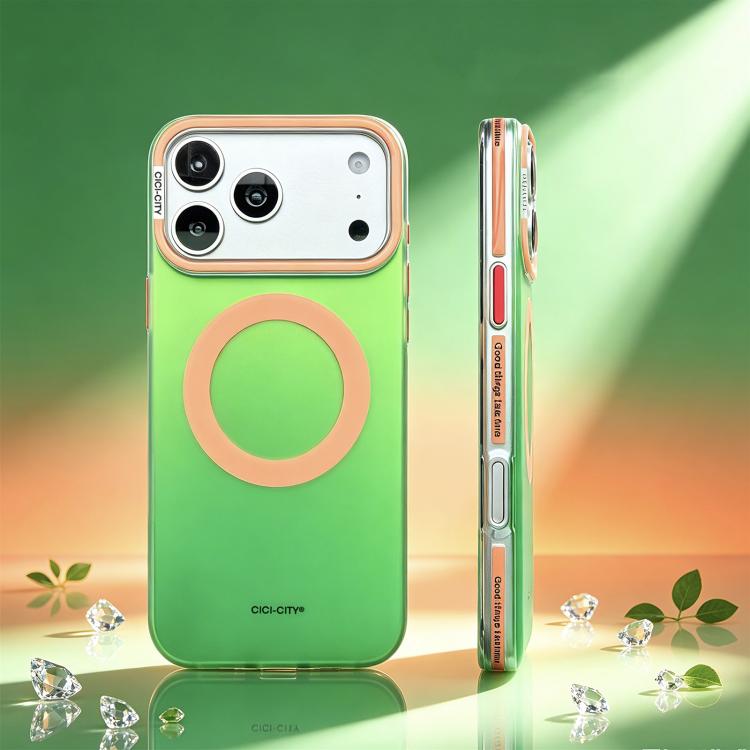 For iPhone 17 Pro Max CICI-CITY Vibrant Contrast Color IMD Magnetic Phone Case