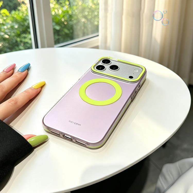 For iPhone 16 Pro Max CICI-CITY Vibrant Contrast Color IMD Magnetic Phone Case