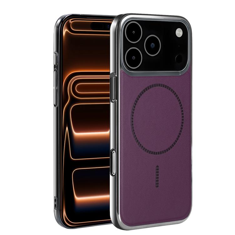 For iPhone 17 Pro Electroplated Magnetic Series Ultra-Thin Shockproof Phone Case