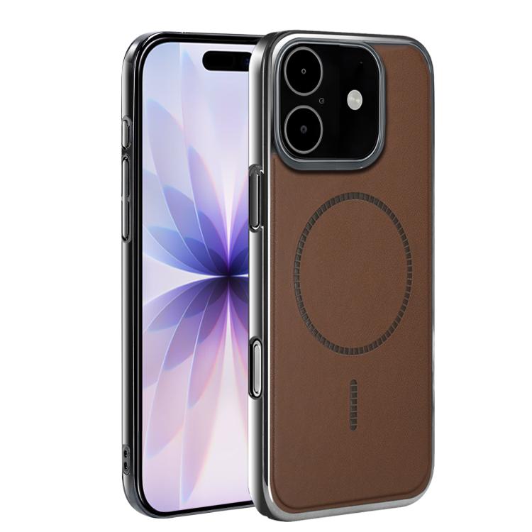 For iPhone 17 Electroplated Magnetic Series Ultra-Thin Shockproof Phone Case