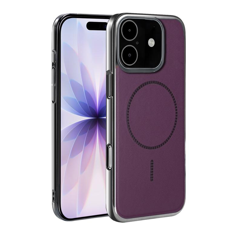 For iPhone 17 Electroplated Magnetic Series Ultra-Thin Shockproof Phone Case