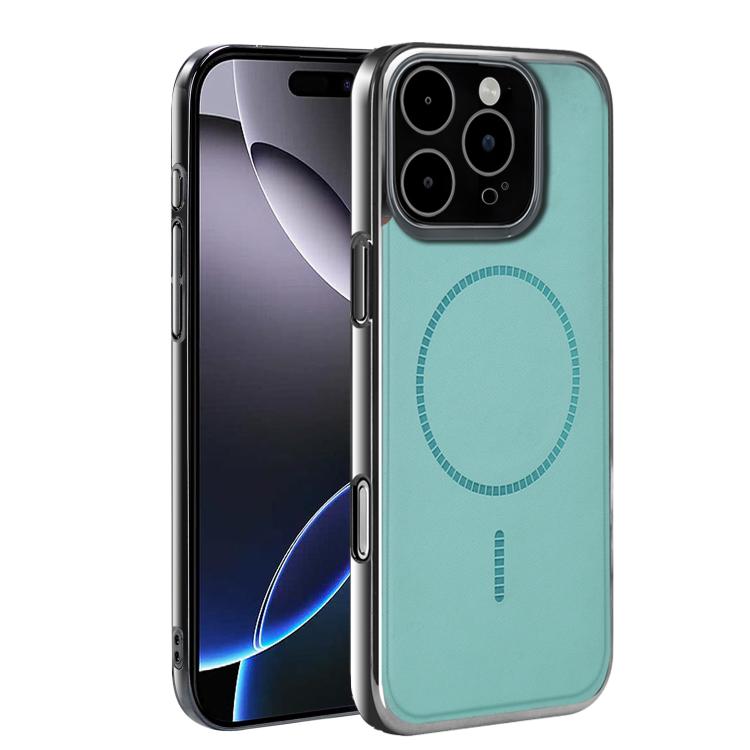 For iPhone 16 Pro Max Electroplated Magnetic Series Ultra-Thin Shockproof Phone Case