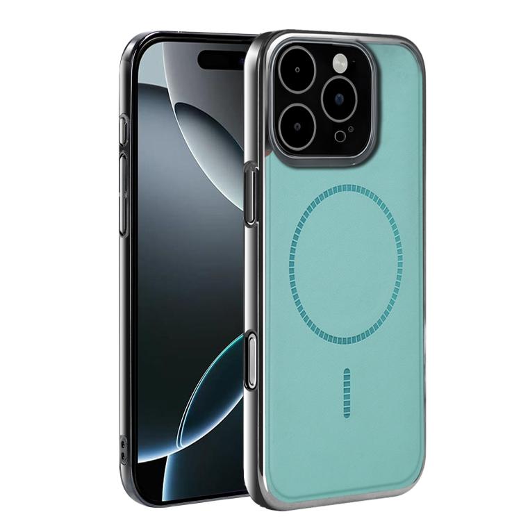 For iPhone 16 Pro Electroplated Magnetic Series Ultra-Thin Shockproof Phone Case