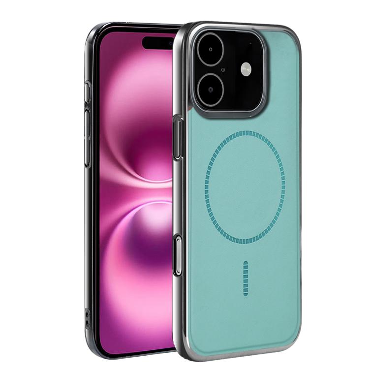 For iPhone 16 Plus Electroplated Magnetic Series Ultra-Thin Shockproof Phone Case