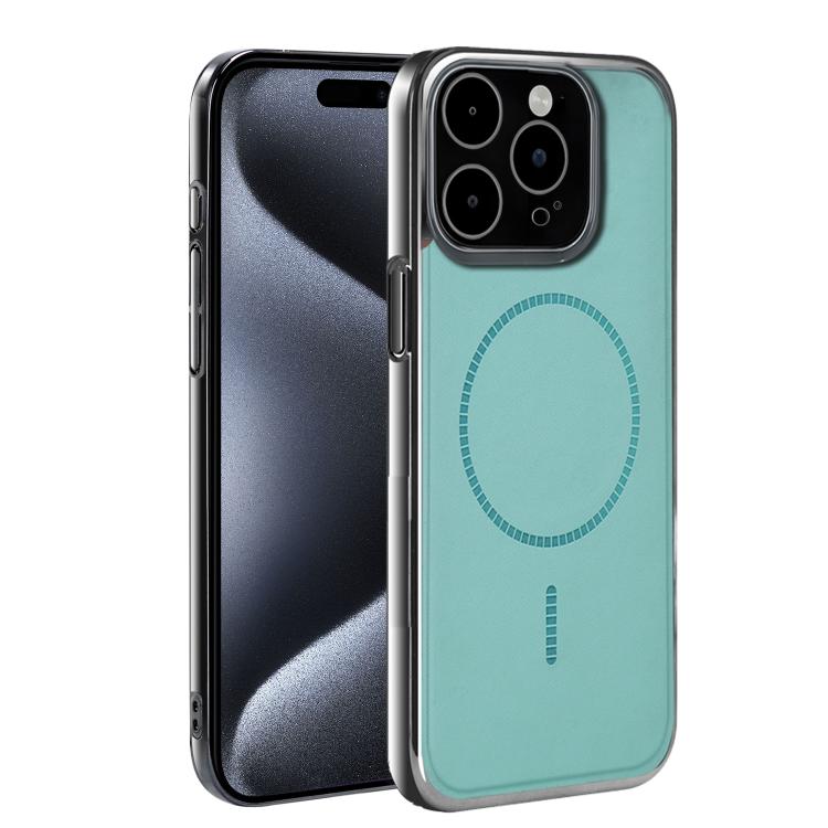 For iPhone 15 Pro Max Electroplated Magnetic Series Ultra-Thin Shockproof Phone Case