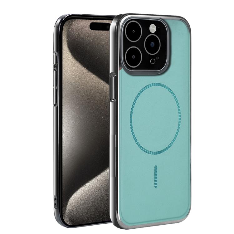 For iPhone 15 Pro Electroplated Magnetic Series Ultra-Thin Shockproof Phone Case