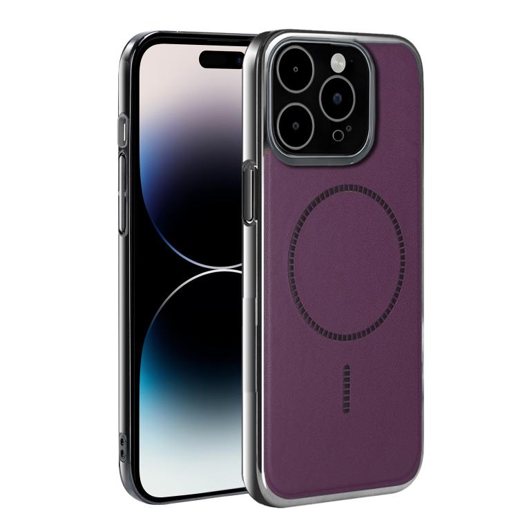For iPhone 14 Pro Electroplated Magnetic Series Ultra-Thin Shockproof Phone Case