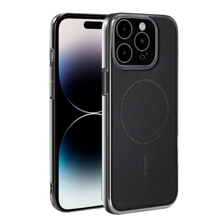 For iPhone 14 Pro Electroplated Magnetic Series Ultra-Thin Shockproof Phone Case