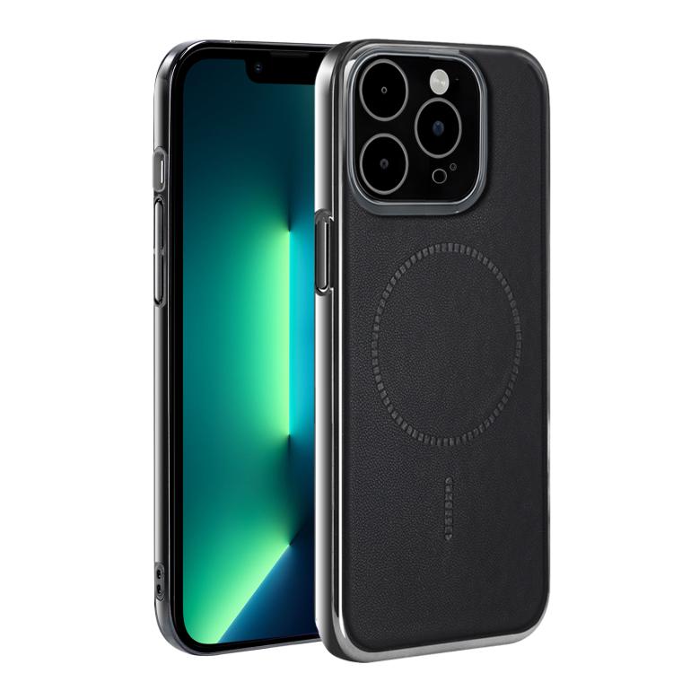 For iPhone 13 Pro Max Electroplated Magnetic Series Ultra-Thin Shockproof Phone Case