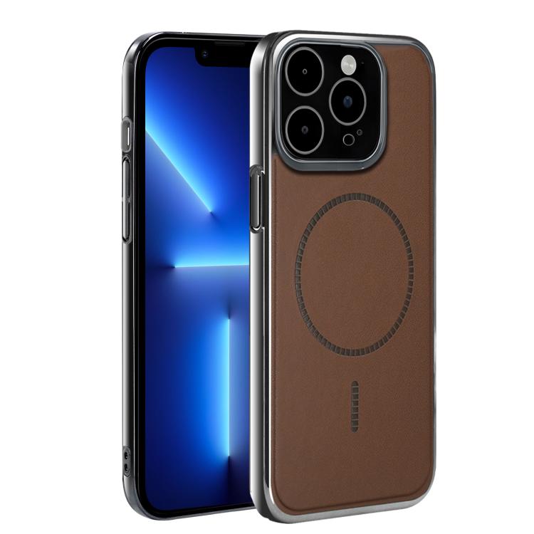 For iPhone 13 Pro Electroplated Magnetic Series Ultra-Thin Shockproof Phone Case