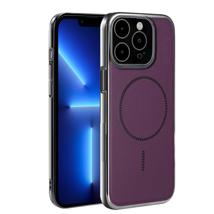 For iPhone 13 Pro Electroplated Magnetic Series Ultra-Thin Shockproof Phone Case