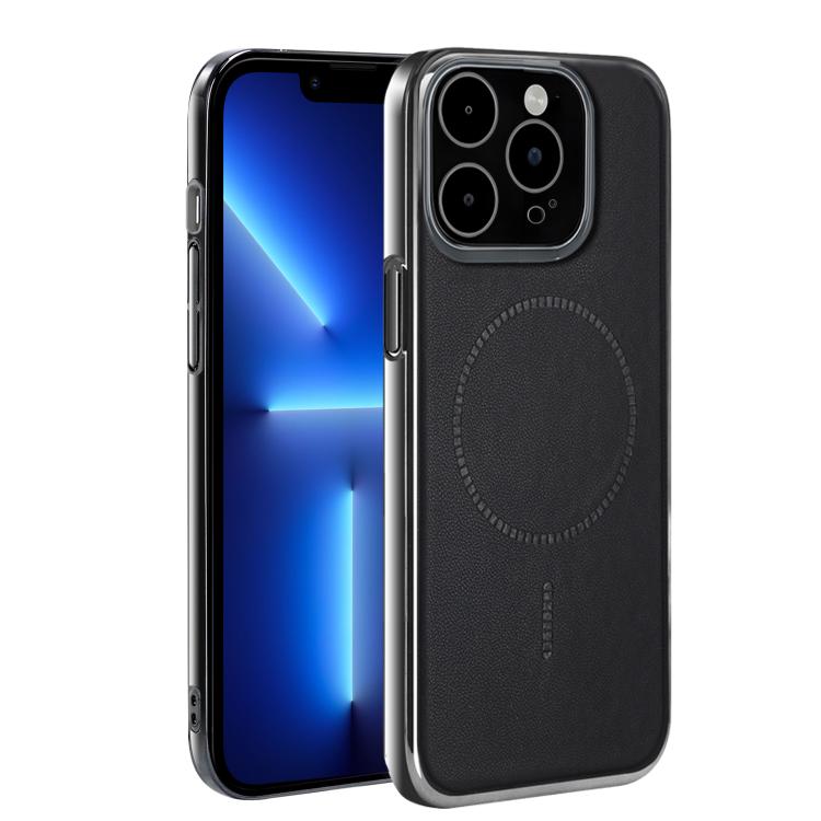 For iPhone 13 Pro Electroplated Magnetic Series Ultra-Thin Shockproof Phone Case