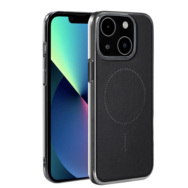 For iPhone 13 Electroplated Magnetic Series Ultra-Thin Shockproof Phone Case