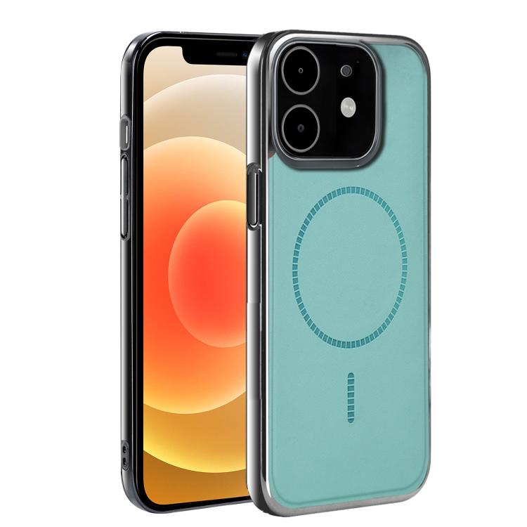 For iPhone 12 Electroplated Magnetic Series Ultra-Thin Shockproof Phone Case