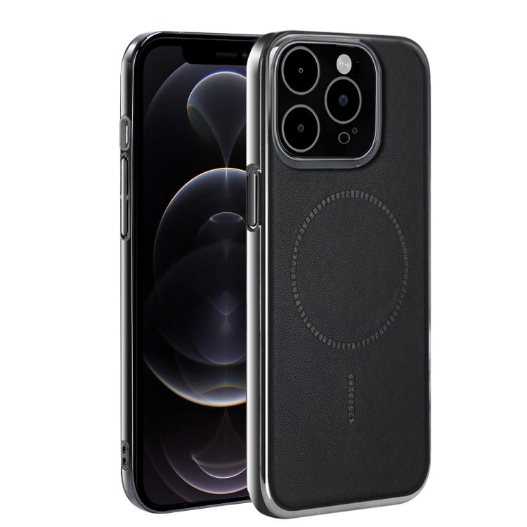 For iPhone 12 Pro Electroplated Magnetic Series Ultra-Thin Shockproof Phone Case