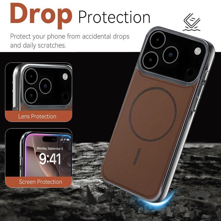 For iPhone 14 Pro Electroplated Magnetic Series Ultra-Thin Shockproof Phone Case