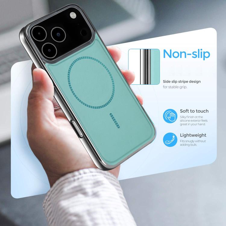 For iPhone 14 Pro Electroplated Magnetic Series Ultra-Thin Shockproof Phone Case
