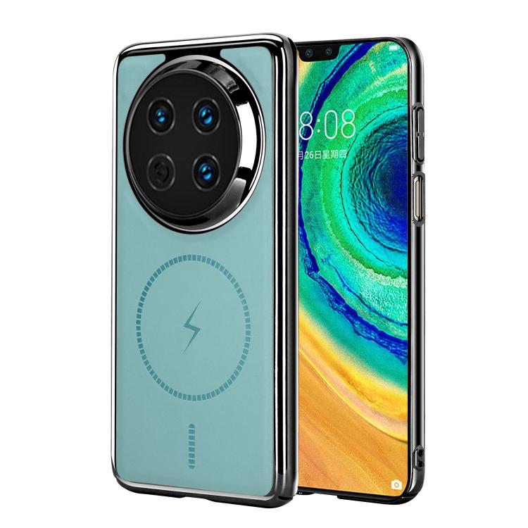 For Huawei Mate 30 Electroplated Magnetic Series Ultra-Thin Shockproof Phone Case