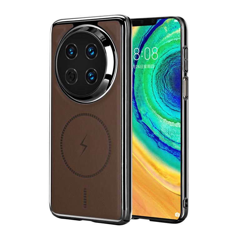 For Huawei Mate 30 Pro Electroplated Magnetic Series Ultra-Thin Shockproof Phone Case