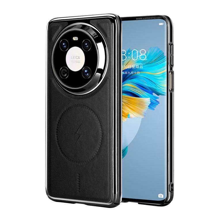 For Huawei Mate 40 Electroplated Magnetic Series Ultra-Thin Shockproof Phone Case