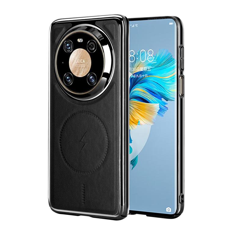 For Huawei Mate 40 Pro Electroplated Magnetic Series Ultra-Thin Shockproof Phone Case