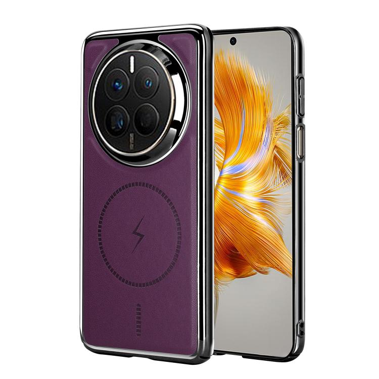 For Huawei Mate 50 / 50E Electroplated Magnetic Series Ultra-Thin Shockproof Phone Case