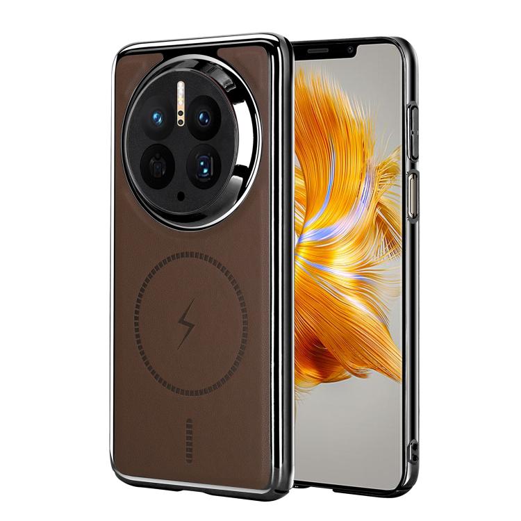 For Huawei Mate 50 Pro Electroplated Magnetic Series Ultra-Thin Shockproof Phone Case