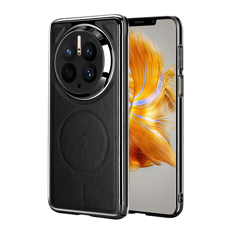 For Huawei Mate 50 Pro Electroplated Magnetic Series Ultra-Thin Shockproof Phone Case