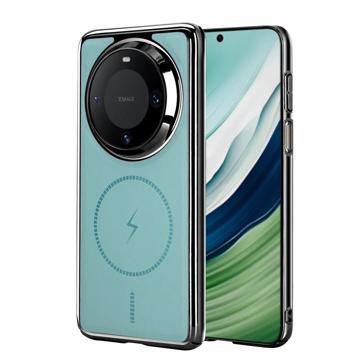 For Huawei Mate 60 Electroplated Magnetic Series Ultra-Thin Shockproof Phone Case