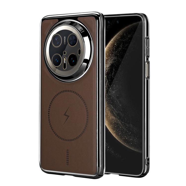 For Huawei Mate 70 Pro Electroplated Magnetic Series Ultra-Thin Shockproof Phone Case
